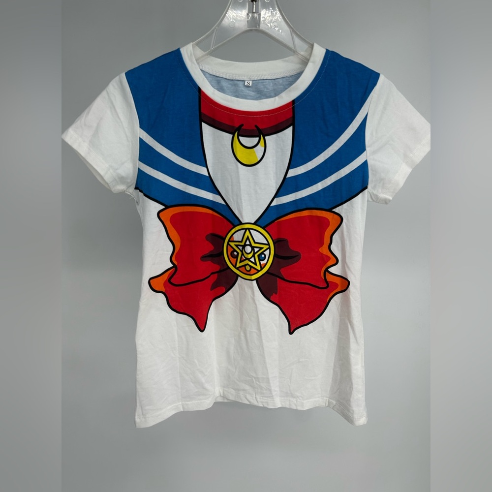 Girls Cosplay Anime Shirt Sailor Moon